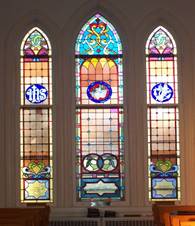 A group of stained glass windows

Description automatically generated with medium confidence